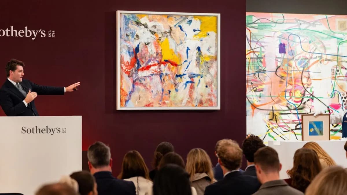 Récord de Willem de Kooning en Sotheby’s y ventas completas en Phillips