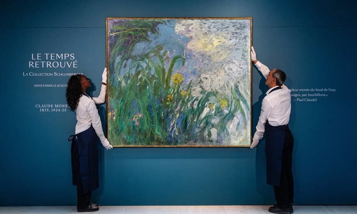 El cuadro *Iris* de Claude Monet se vende por 50 millones en Sotheby’s París