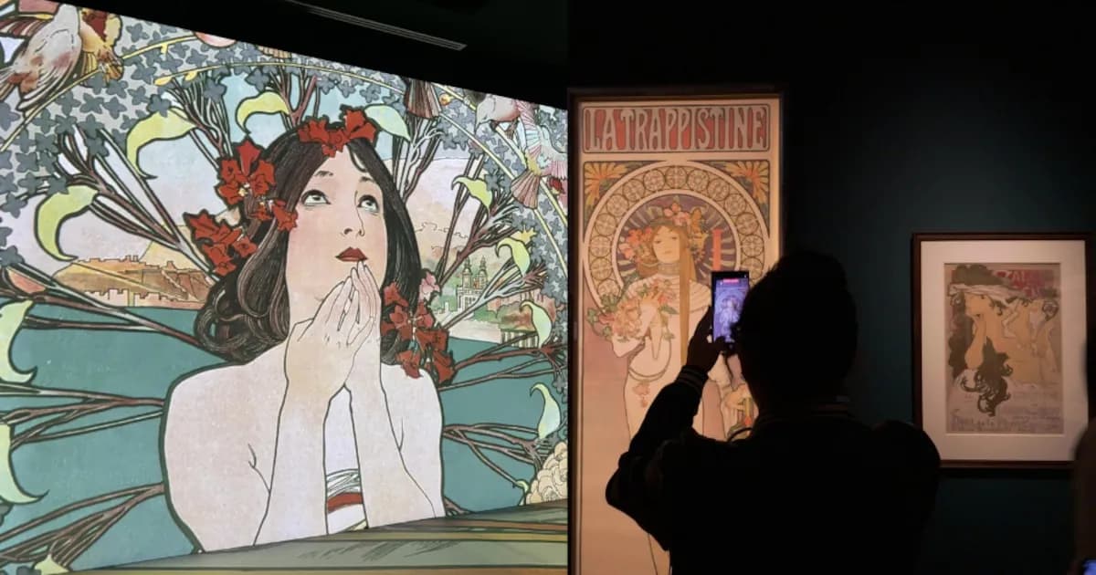 Exposición de Alphonse Mucha en el Museo Kaluz de México