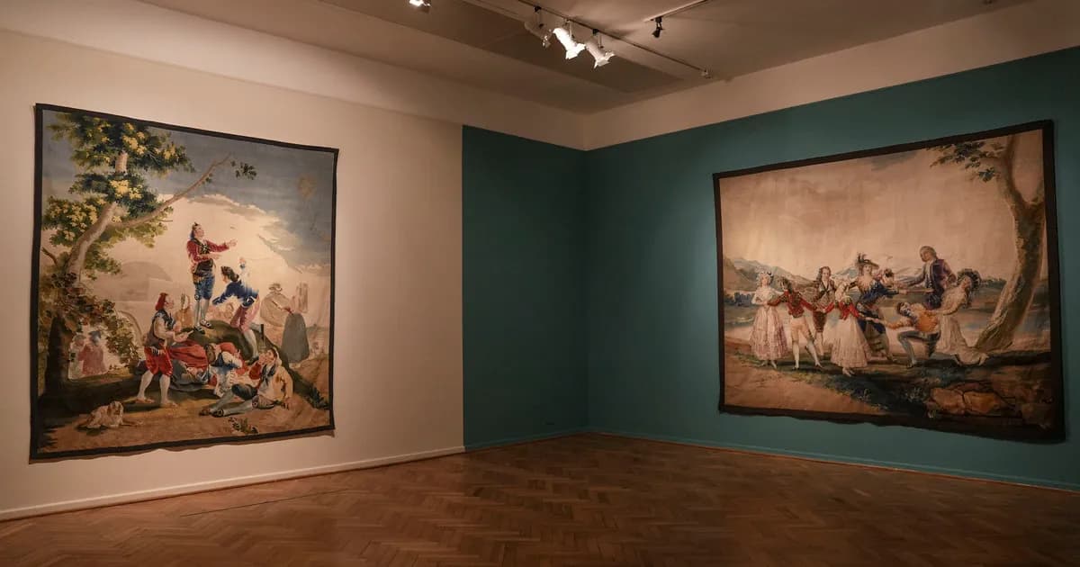 Goya expone tapices en el Museo Nacional de Bellas Artes de Buenos Aires