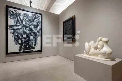 Exposición 'Huellas del tiempo' en Burgos con obras de grandes maestros del arte contemporáneo
