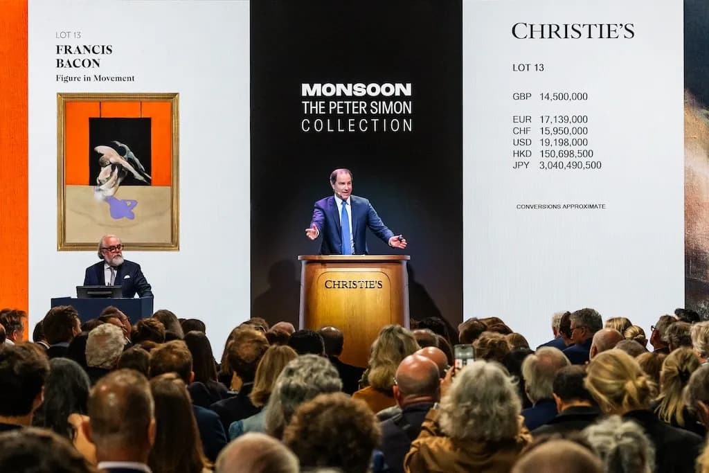 Las ventas de Christie’s en Londres alcanzan los 289 millones de dólares, con récords para Bridget Riley y Liubov Popova