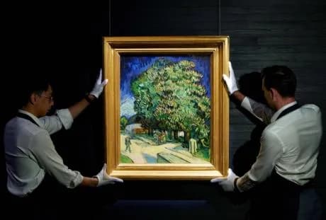 La pintura *Marronniers en fleurs* de Van Gogh se subastará por un precio récord