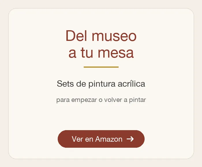 Del museo a tu mesa: Sets de pintura acrílica, para empezar o volver a pintar. Ver en Amazon